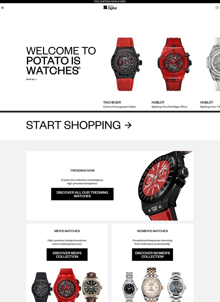 Ti Watch Home page