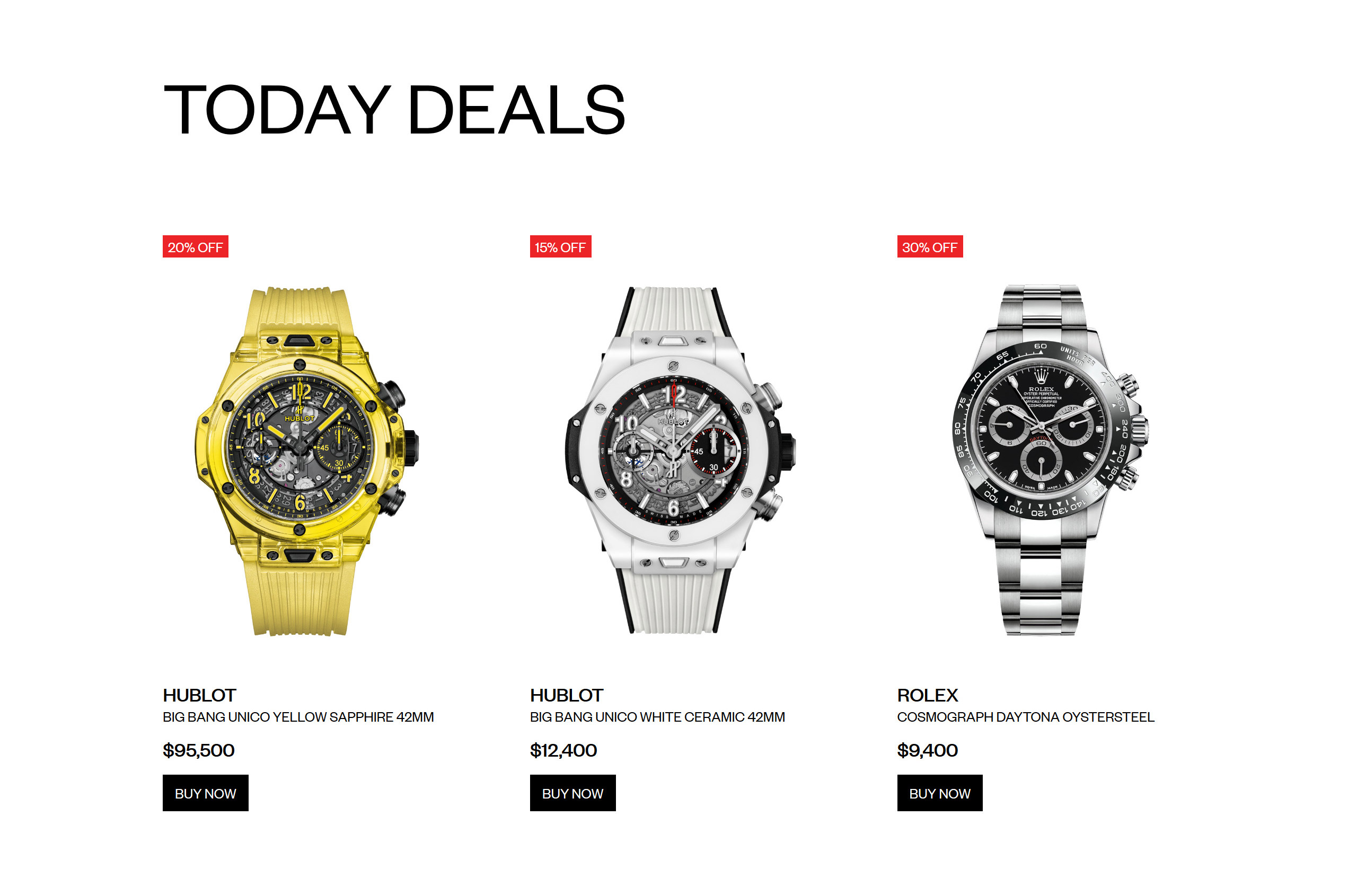 Ti Watch Today Deals desktop view